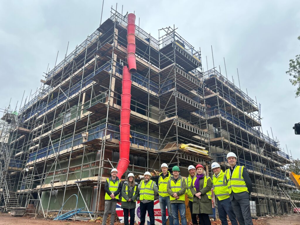 Homes in Somerset topping out ceremony at Penlea House