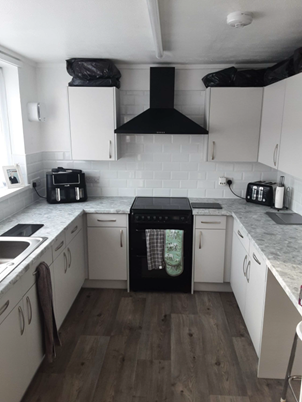 Picture of a new kitchen which is part of our Decent Homes Programme.
