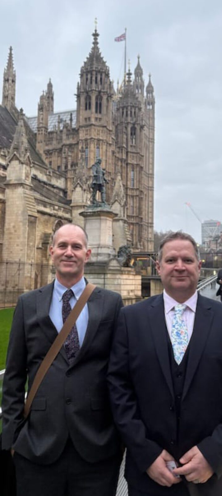 Rik and James attended a committee meeting at the Houses of Parliament